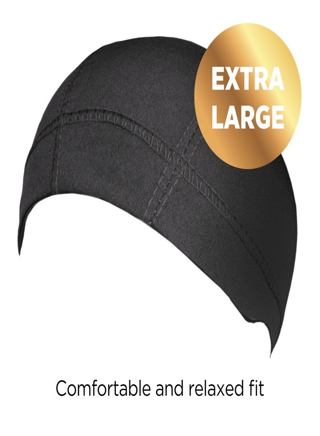 DONNA Argan Spandex Dome Wig Cap, 1PC, Black - Ideal for Face Wash, Shower Cap, and Hair Wax Stick Application - Image 5
